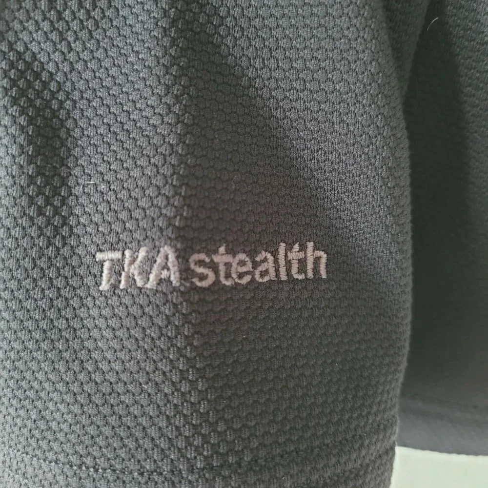 The North Face Men's TKA Stealth 1/4 Zip Sweatshirt Fleece Lined Black Medium